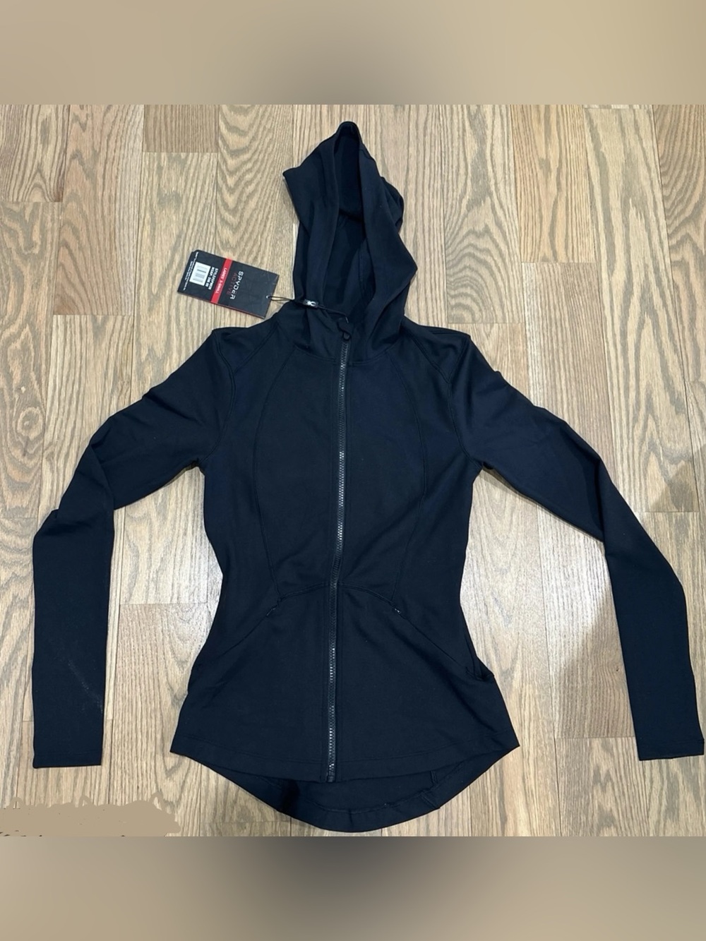 NWT Spyder Active Women’s Full Zip Yoga Athletic Jacket, size Medium, black